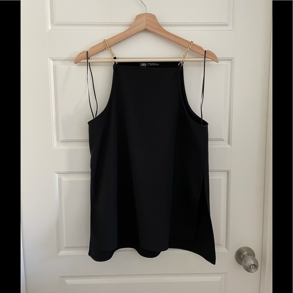 ZARA GOLD CHAIN STRAP CAMISOLE - Picture 5 of 11